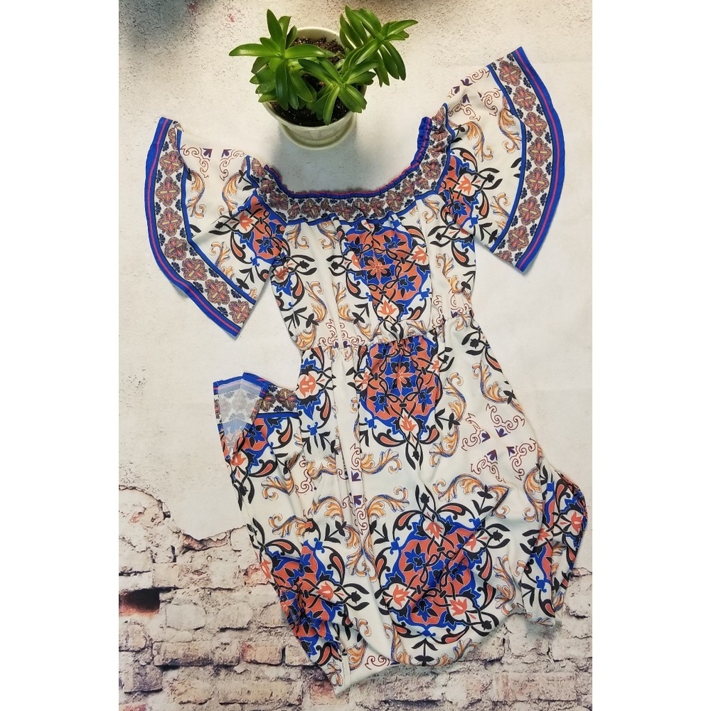 Flying Tomato Maxi Dress On Off Shoulder Boho XS